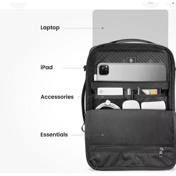 Nice TOMTOC Laptop Shoulder Bag for 16 Inch Macbook Pro Surface Book 3/2, Dell - Picture 6 of 13